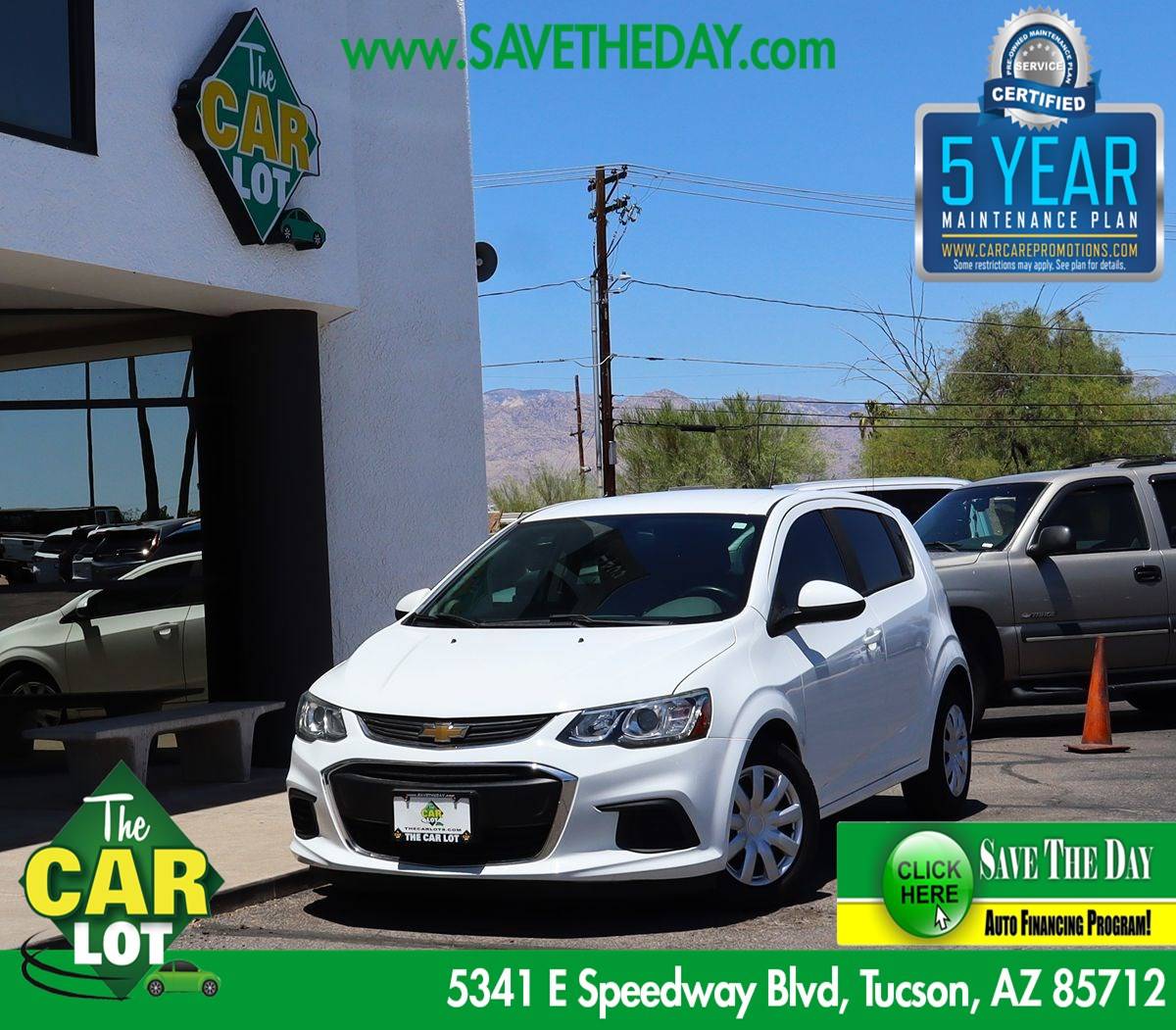 2018 Chevrolet Sonic LT — Hatchback — 50,739 mi — Tucson, AZ
