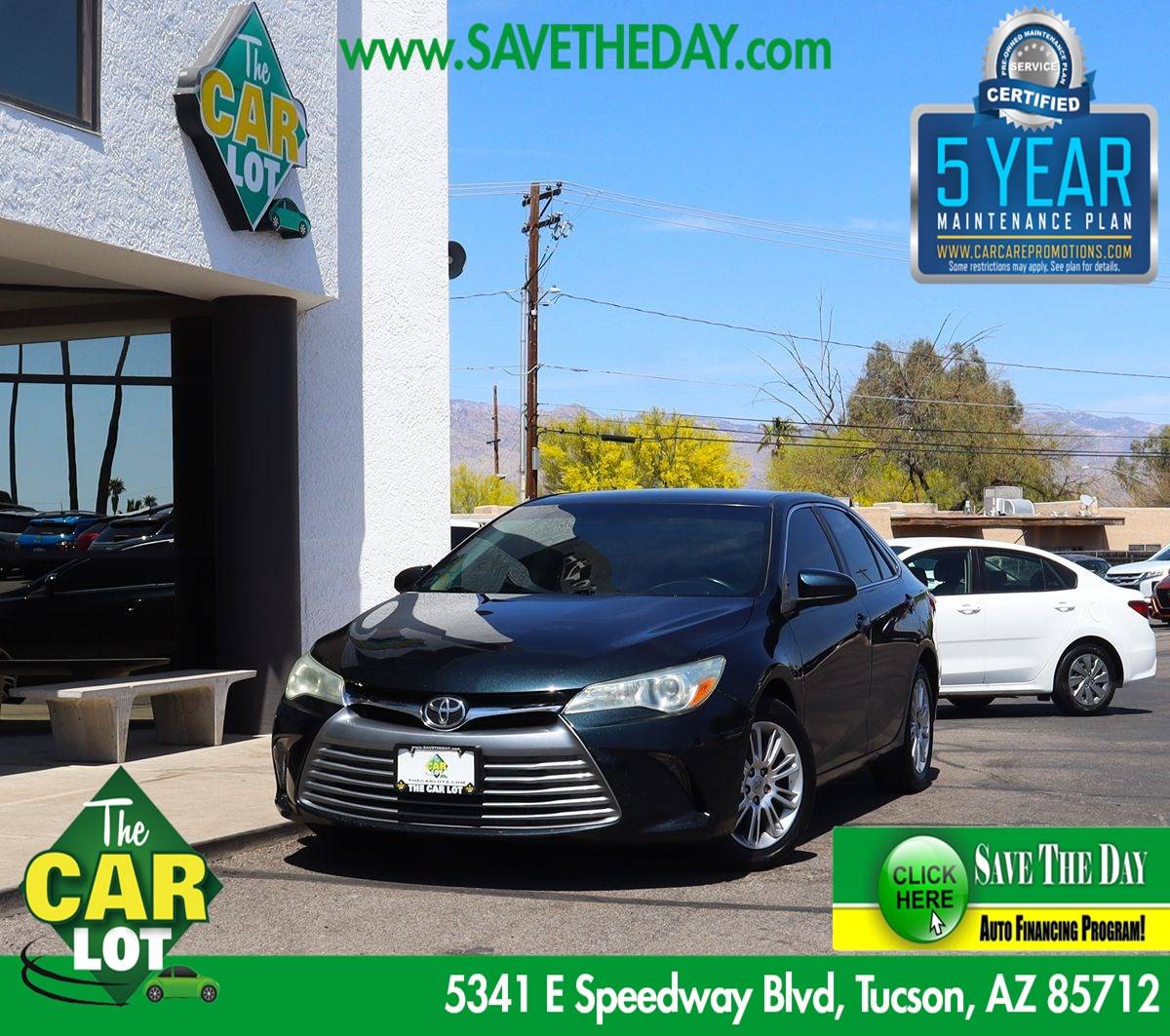 2015 Toyota Camry LE — Sedan — 105,961 mi — Tucson, AZ