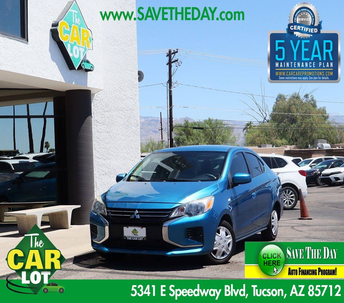 2021 Mitsubishi Mirage ES — Sedan — 74,318 mi — Tucson, AZ