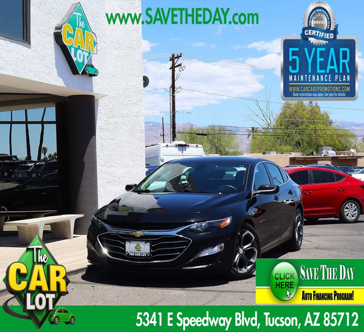 2022 Chevrolet Malibu LT — Sedan — 62,977 mi — Tucson, AZ