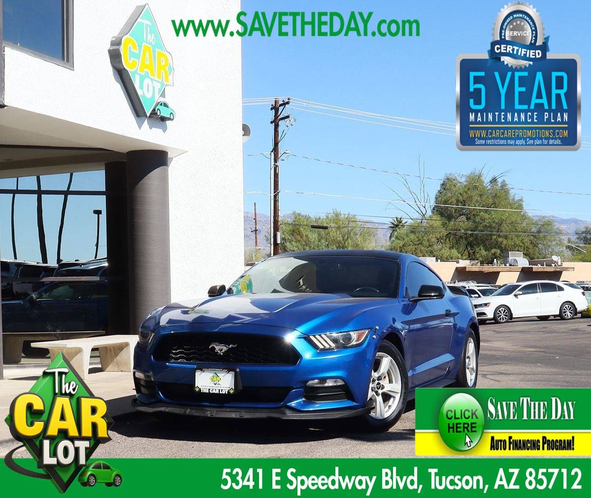 2017 Ford Mustang V6 — Coupe — 45,763 mi — Tucson, AZ