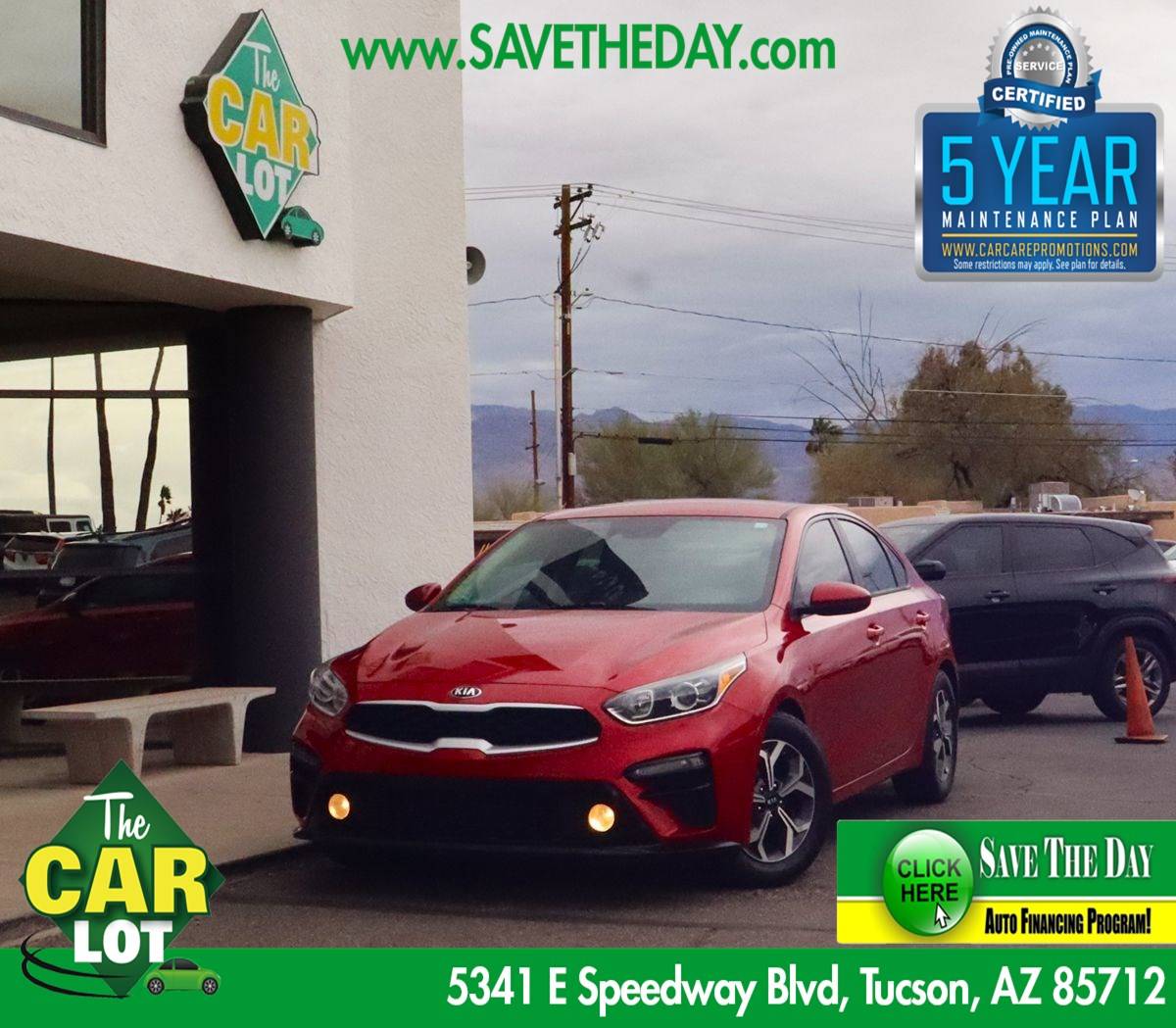 2019 Kia Forte LXS — Sedan — 76,654 mi — Tucson, AZ