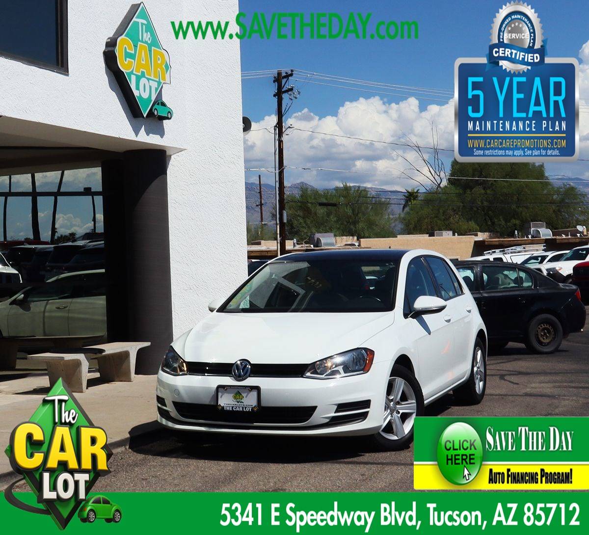 2017 Volkswagen Golf S — Hatchback — 110,760 mi — Tucson, AZ