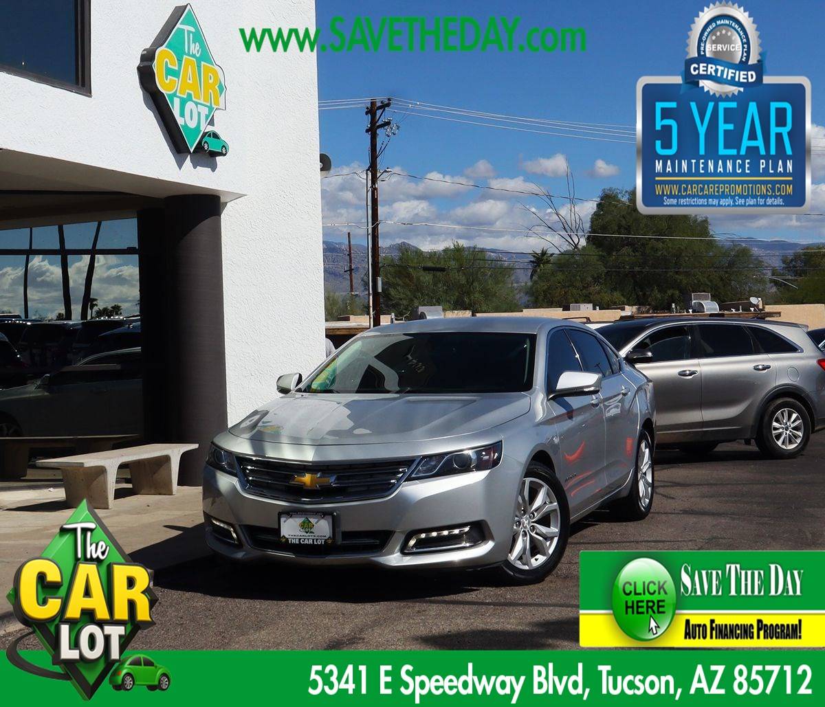 2019 Chevrolet Impala LT — Sedan — 92,476 mi — Tucson, AZ