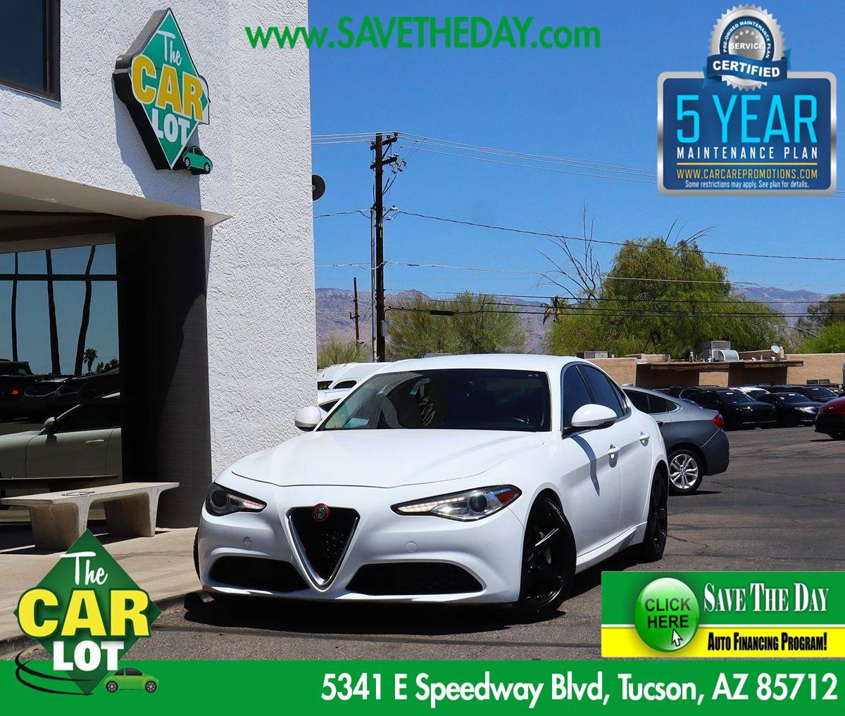 2017 Alfa Romeo Giulia Standard — Sedan — 74,222 mi — Tucson, AZ