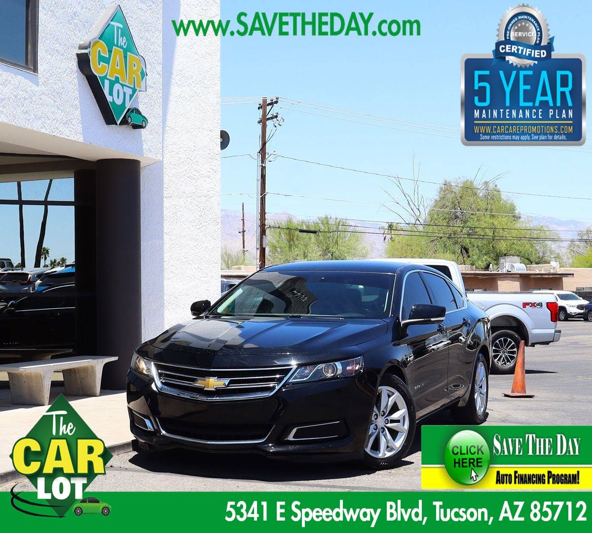 2016 Chevrolet Impala LT — Sedan — 124,426 mi — Tucson, AZ