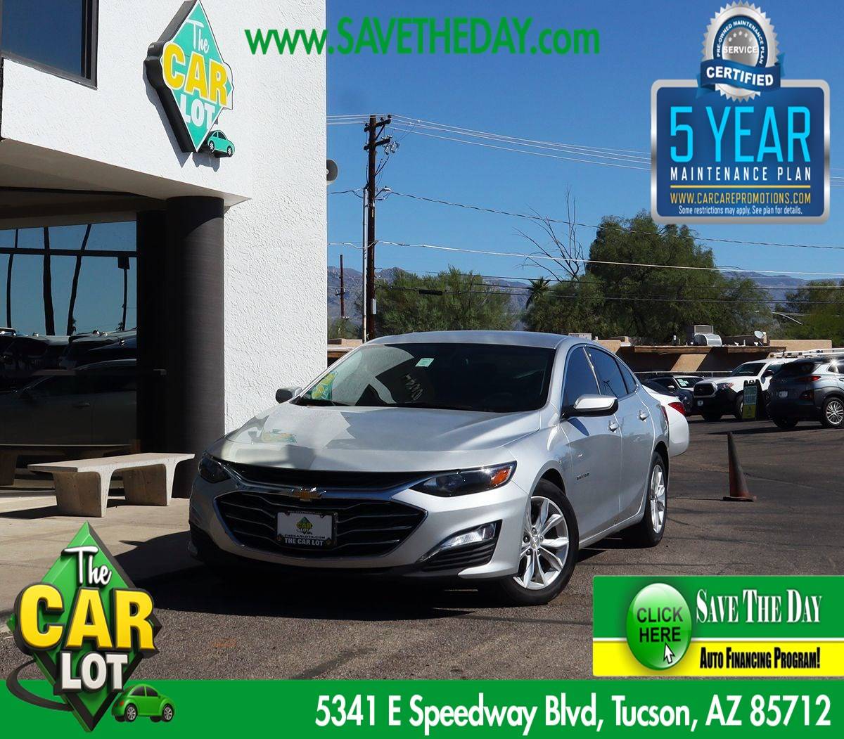 2022 Chevrolet Malibu LT — Sedan — 58,847 mi — Tucson, AZ