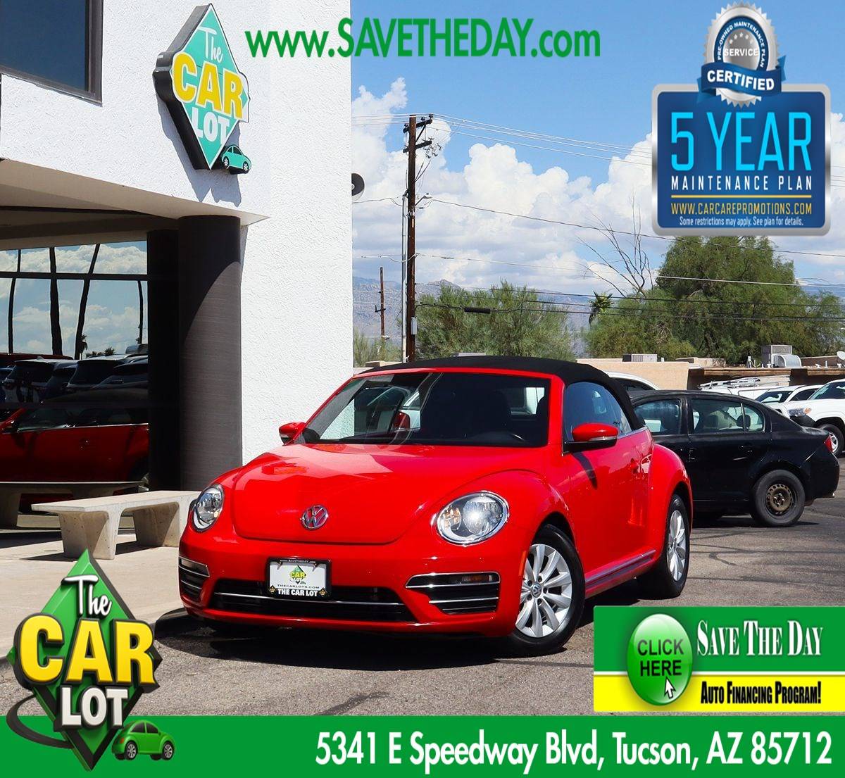 2018 Volkswagen Beetle SE — Convertible — 35,249 mi — Tucson, AZ