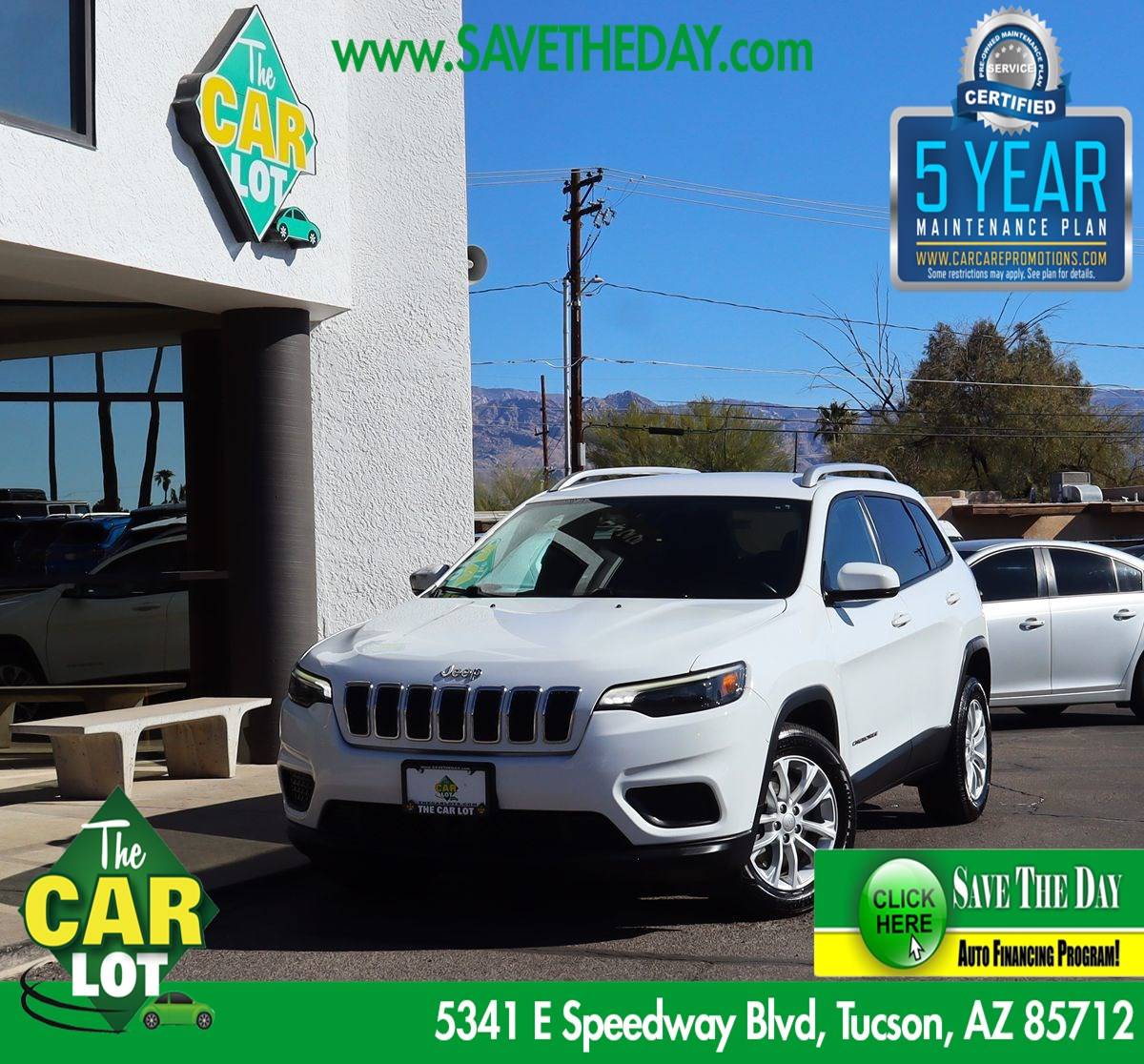2021 Jeep Cherokee Latitude — SUV — 73,706 mi — Tucson, AZ