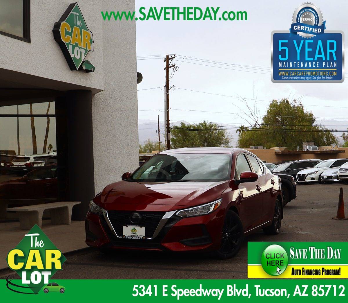 2022 Nissan Sentra SV — Sedan — 41,038 mi — Tucson, AZ