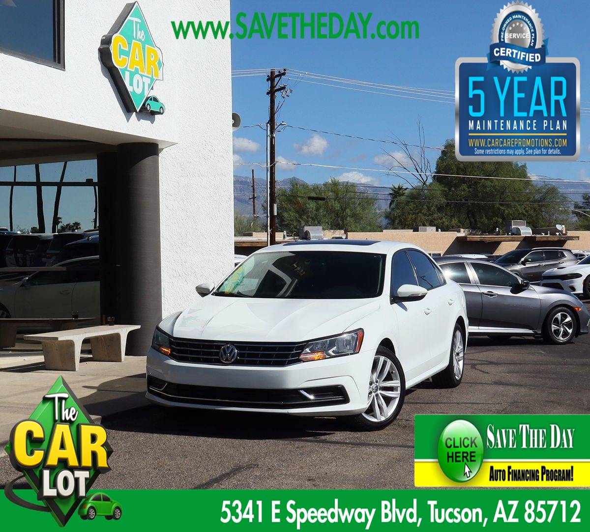 2019 Volkswagen Passat Wolfsburg Edition — Sedan — 70,994 mi — Tucson, AZ