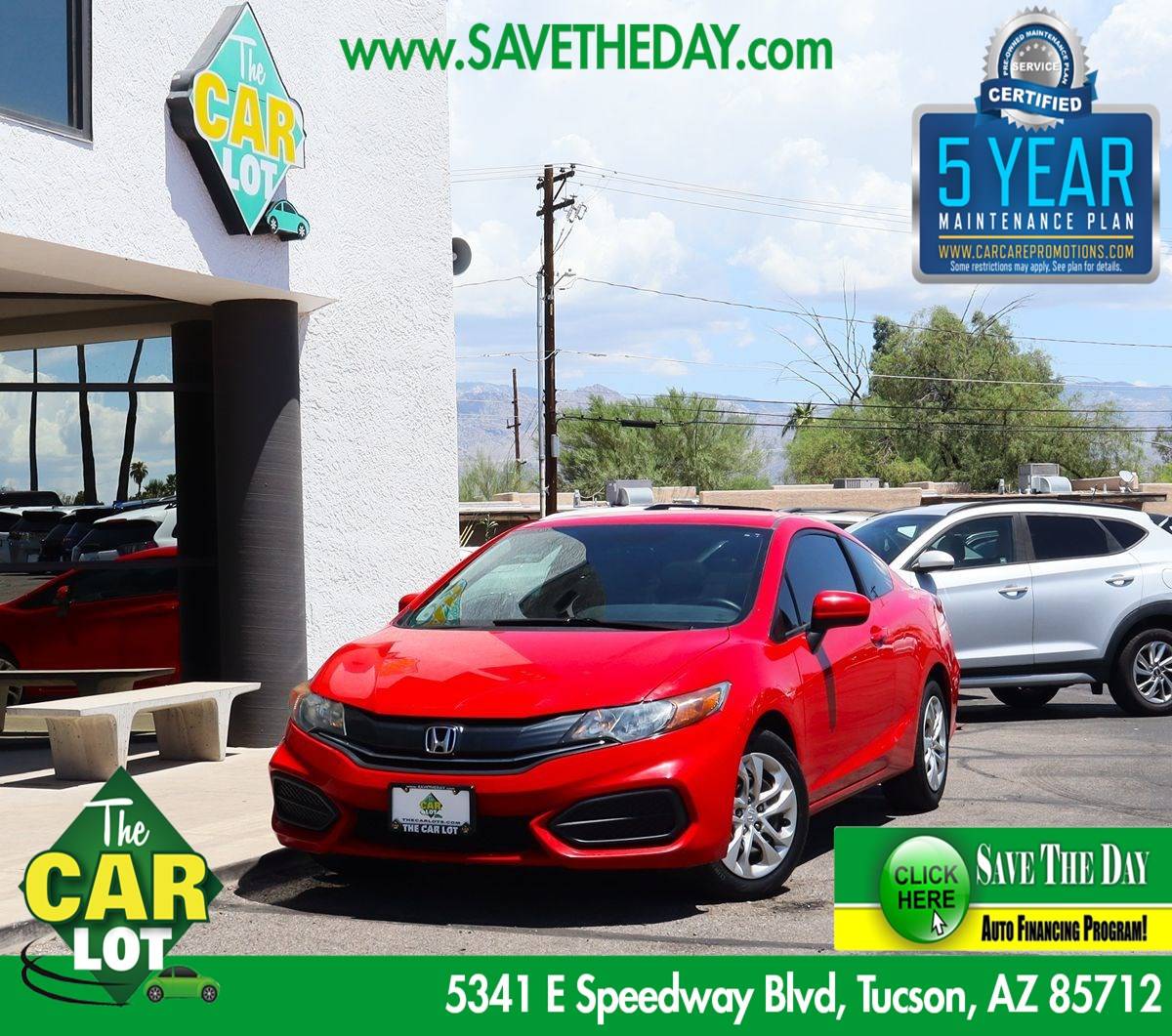 2015 Honda Civic LX — Coupe — 60,199 mi — Tucson, AZ