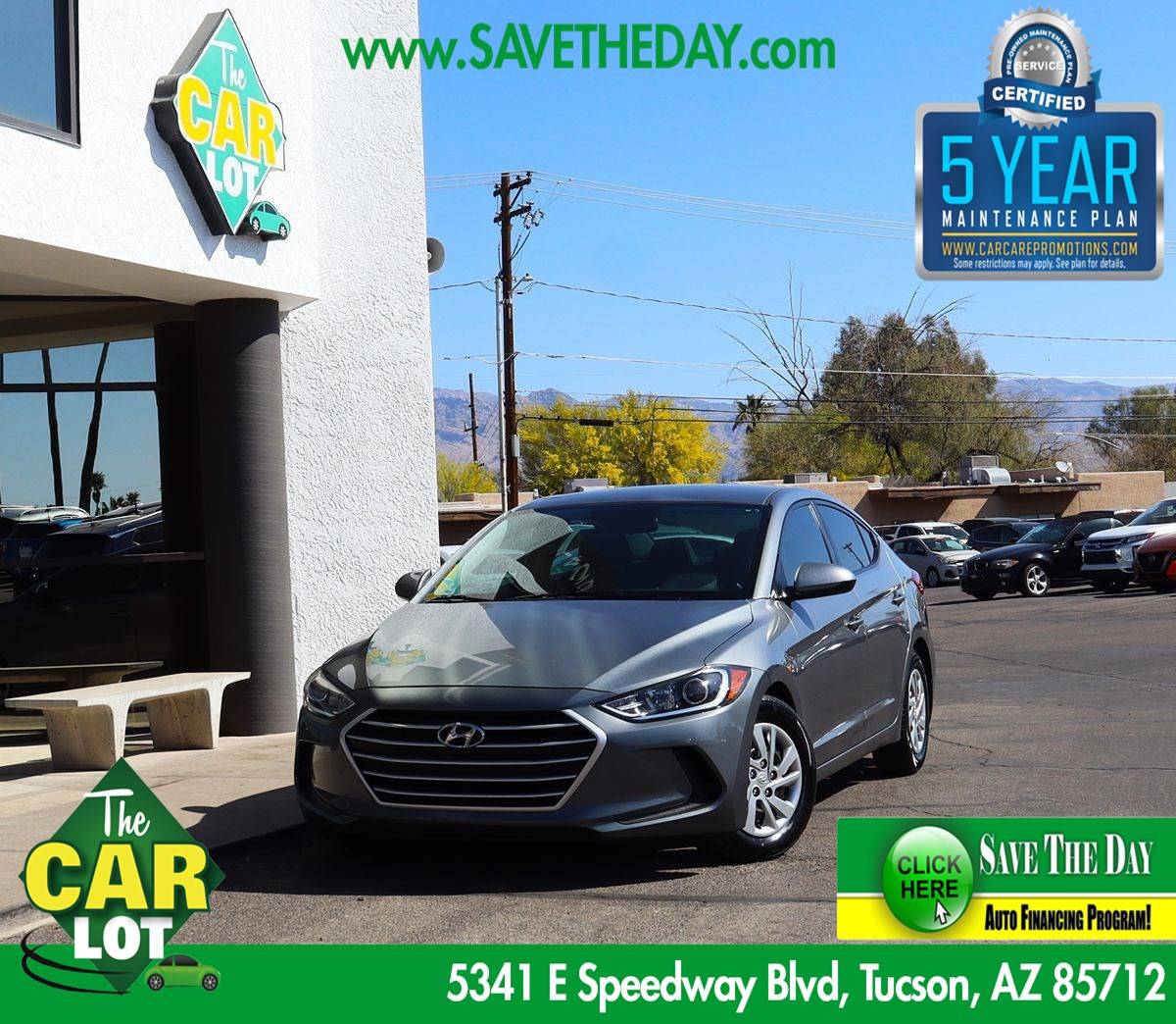 2017 Hyundai Elantra SE — Sedan — 27,734 mi — Tucson, AZ