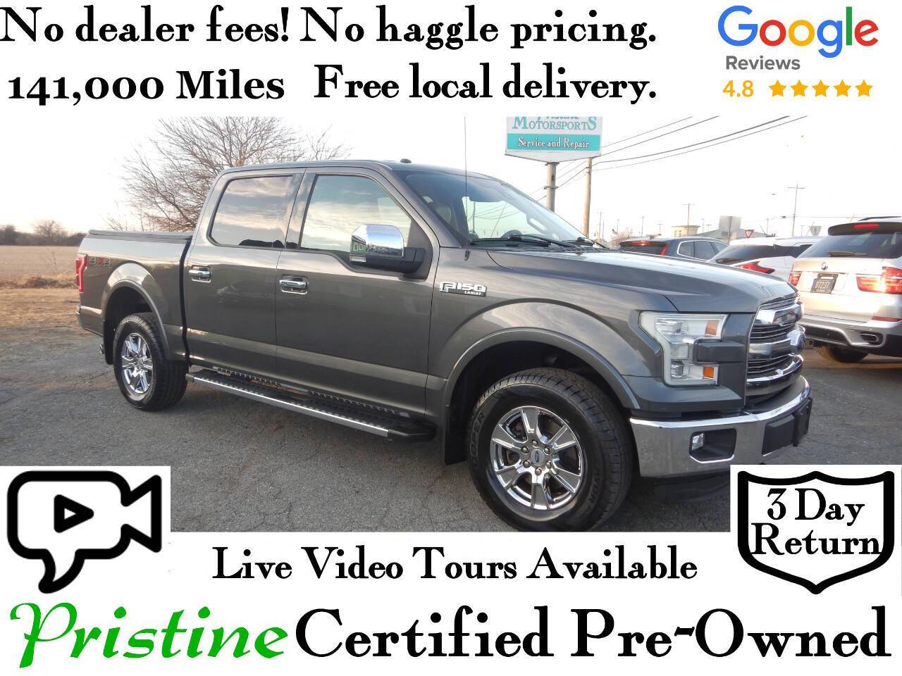 2015 Ford F-150 Lariat — Pickup Truck — 141,461 mi — Smyrna, DE