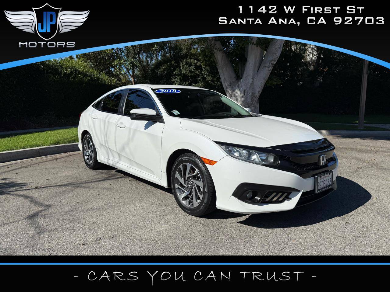 2018 Honda Civic EX — Sedan — 133,952 mi — Santa Ana, CA