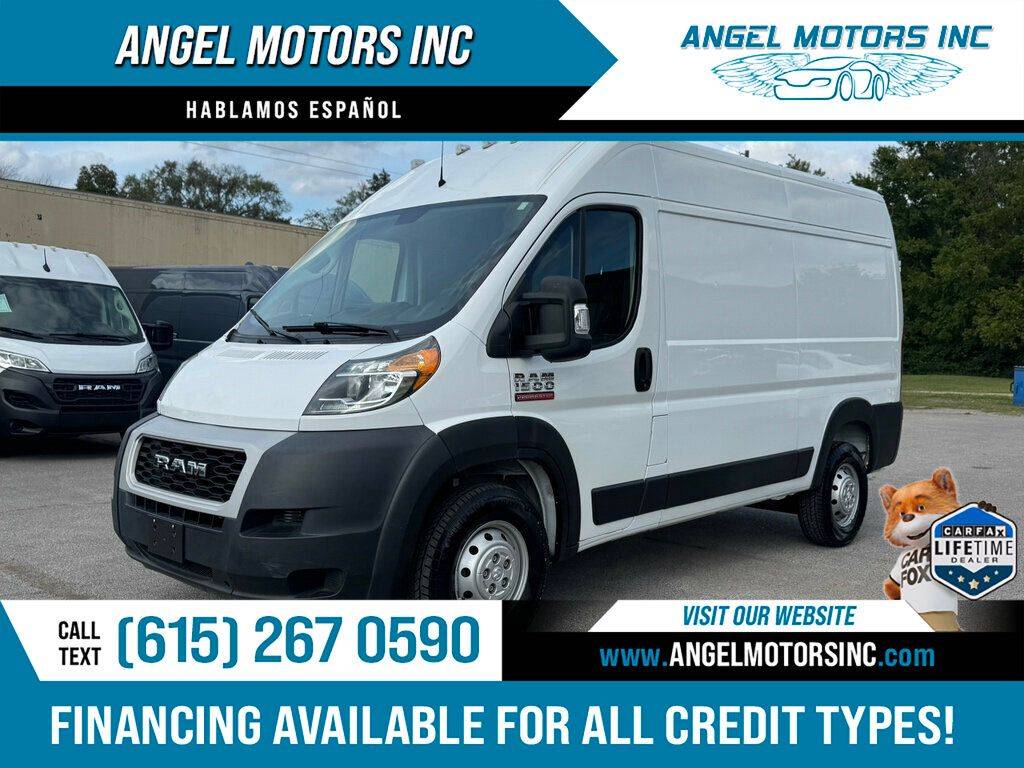 2020 Ram ProMaster Cargo Van 1500 — Cargo Van — 50,711 mi — Smyrna, TN