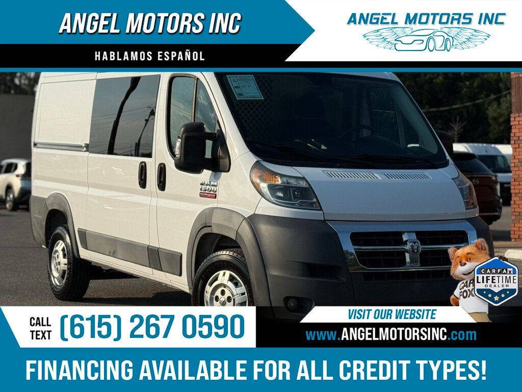 2017 Ram ProMaster Cargo Van 1500 — Cargo Van — 153,580 mi — Smyrna, TN