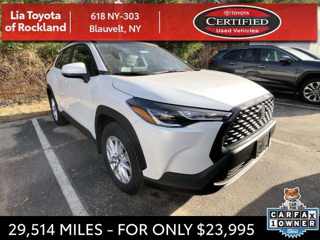 2022 Toyota Corolla Cross LE — SUV — 29,514 mi — Blauvelt, NY