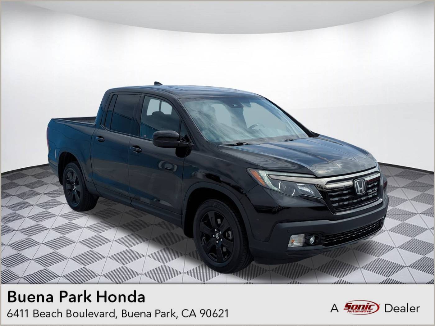 2019 Honda Ridgeline Black Edition — Pickup Truck — 59,354 mi — Buena Park, CA