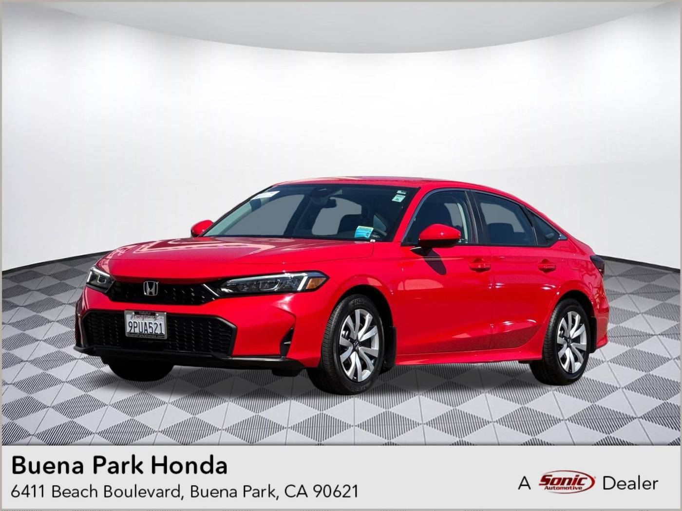 2025 Honda Civic LX — Sedan — 11,011 mi — Buena Park, CA