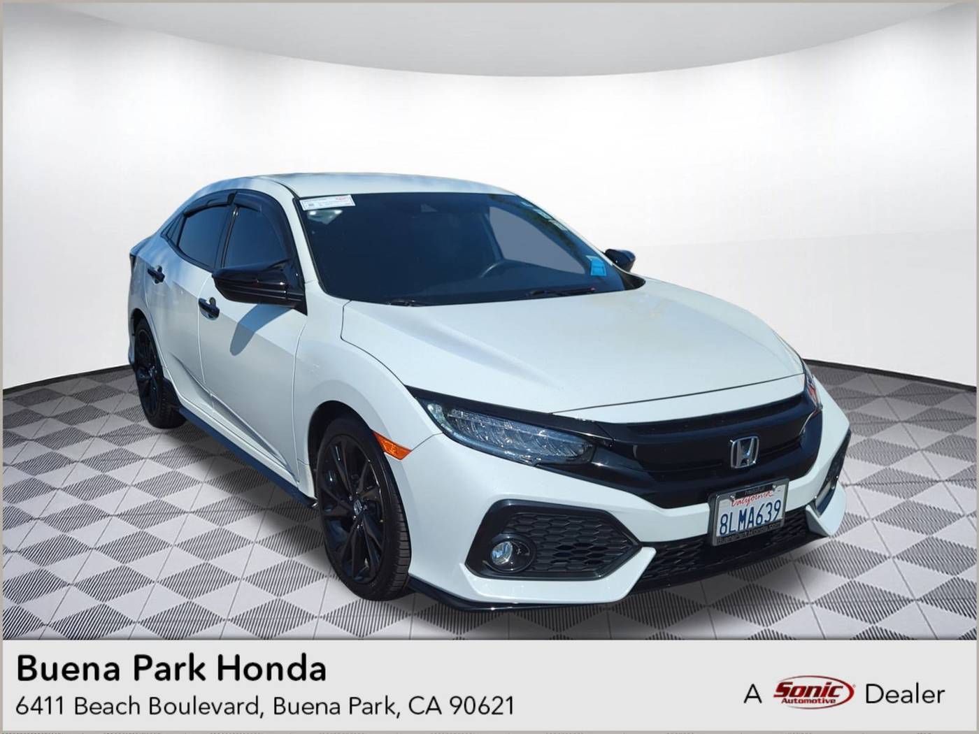 2019 Honda Civic Sport — Hatchback — 80,099 mi — Buena Park, CA