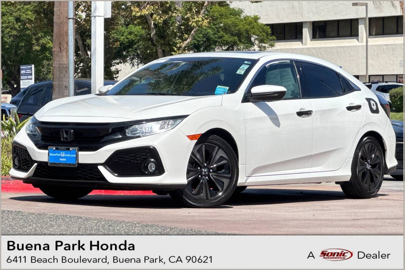 2019 Honda Civic EX — Hatchback — 55,662 mi — Buena Park, CA