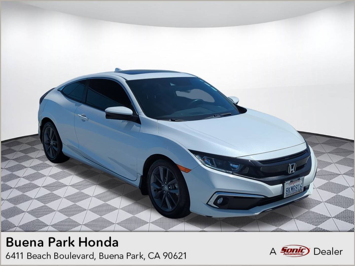 2019 Honda Civic EX — Coupe — 55,109 mi — Buena Park, CA