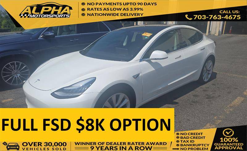 2020 Tesla Model 3 Long Range — Sedan — 25,366 mi — Manassas, VA