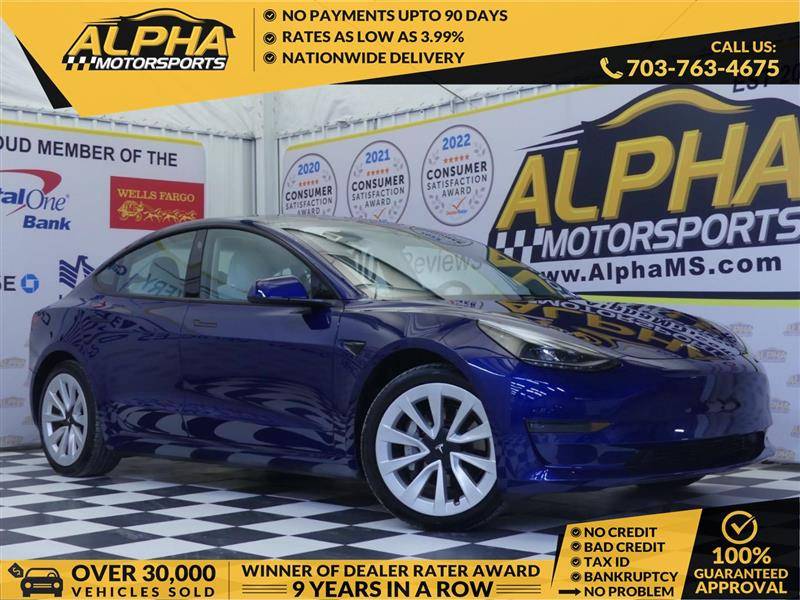 2022 Tesla Model 3 Long Range — Sedan — 34,059 mi — Manassas, VA
