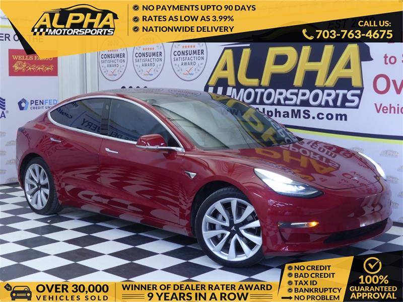 2018 Tesla Model 3 Long Range — Sedan — 74,797 mi — Manassas, VA