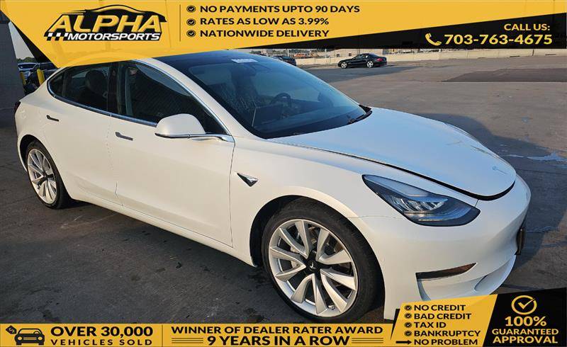 2020 Tesla Model 3 Long Range — Sedan — 43,418 mi — Manassas, VA