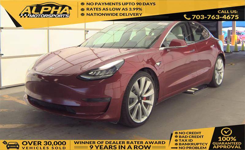2018 Tesla Model 3 Performance — Sedan — 35,071 mi — Manassas, VA
