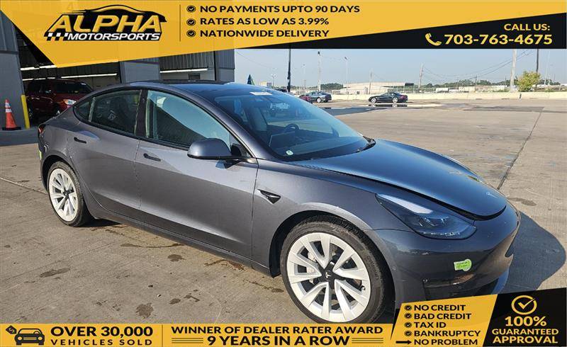 2022 Tesla Model 3 Long Range — Sedan — 23,591 mi — Manassas, VA