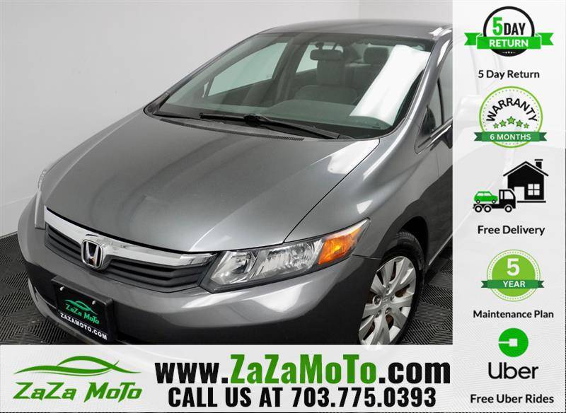 2012 Honda Civic LX — Sedan — 68,034 mi — Stafford, VA