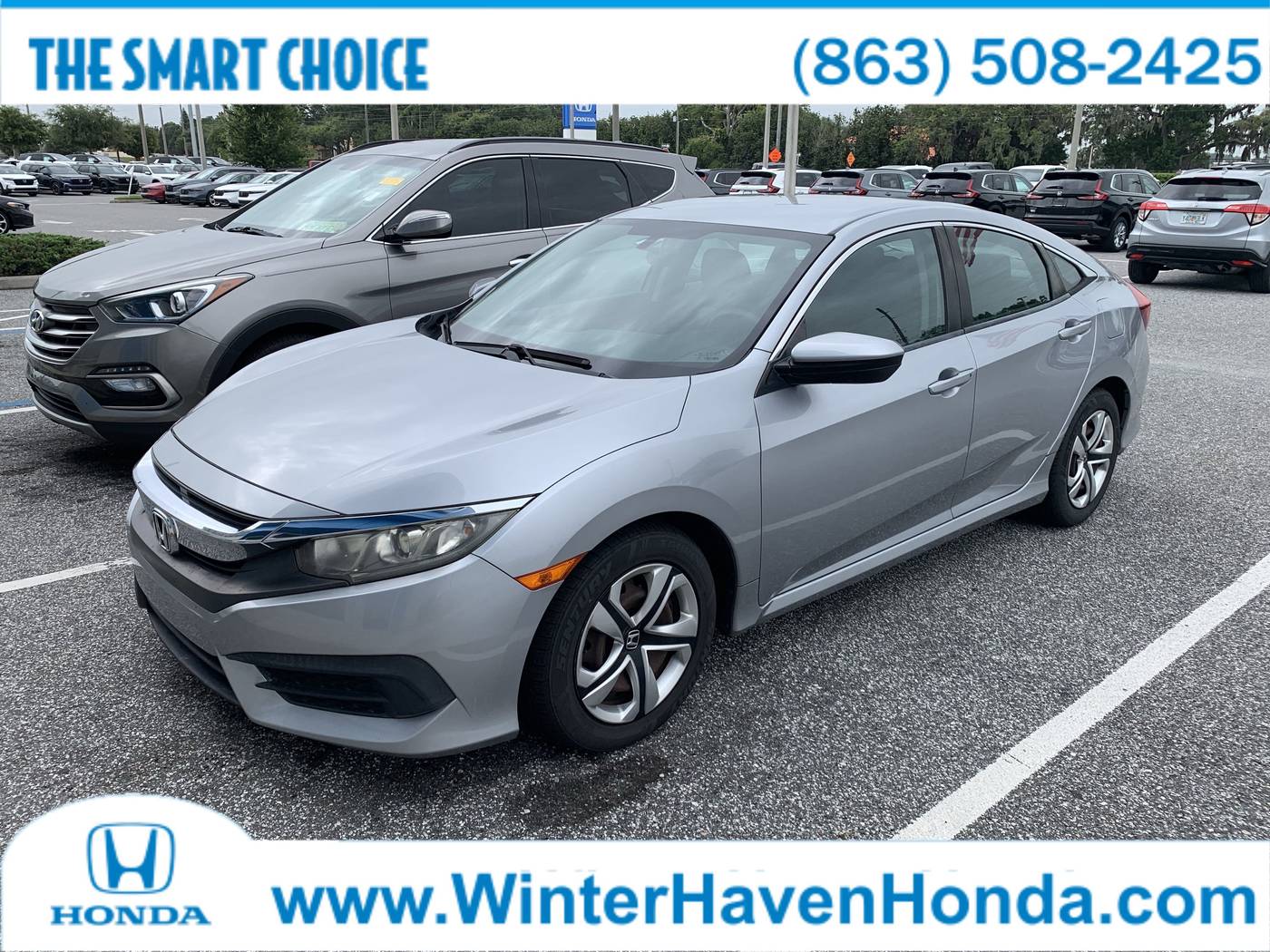 2017 Honda Civic LX — Sedan — 54,145 mi — Winter Haven, FL