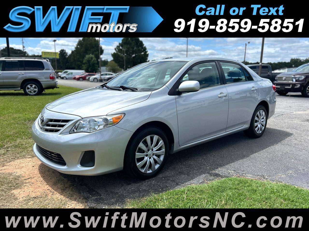 2013 Toyota Corolla LE — Sedan — 107,448 mi — Raleigh, NC