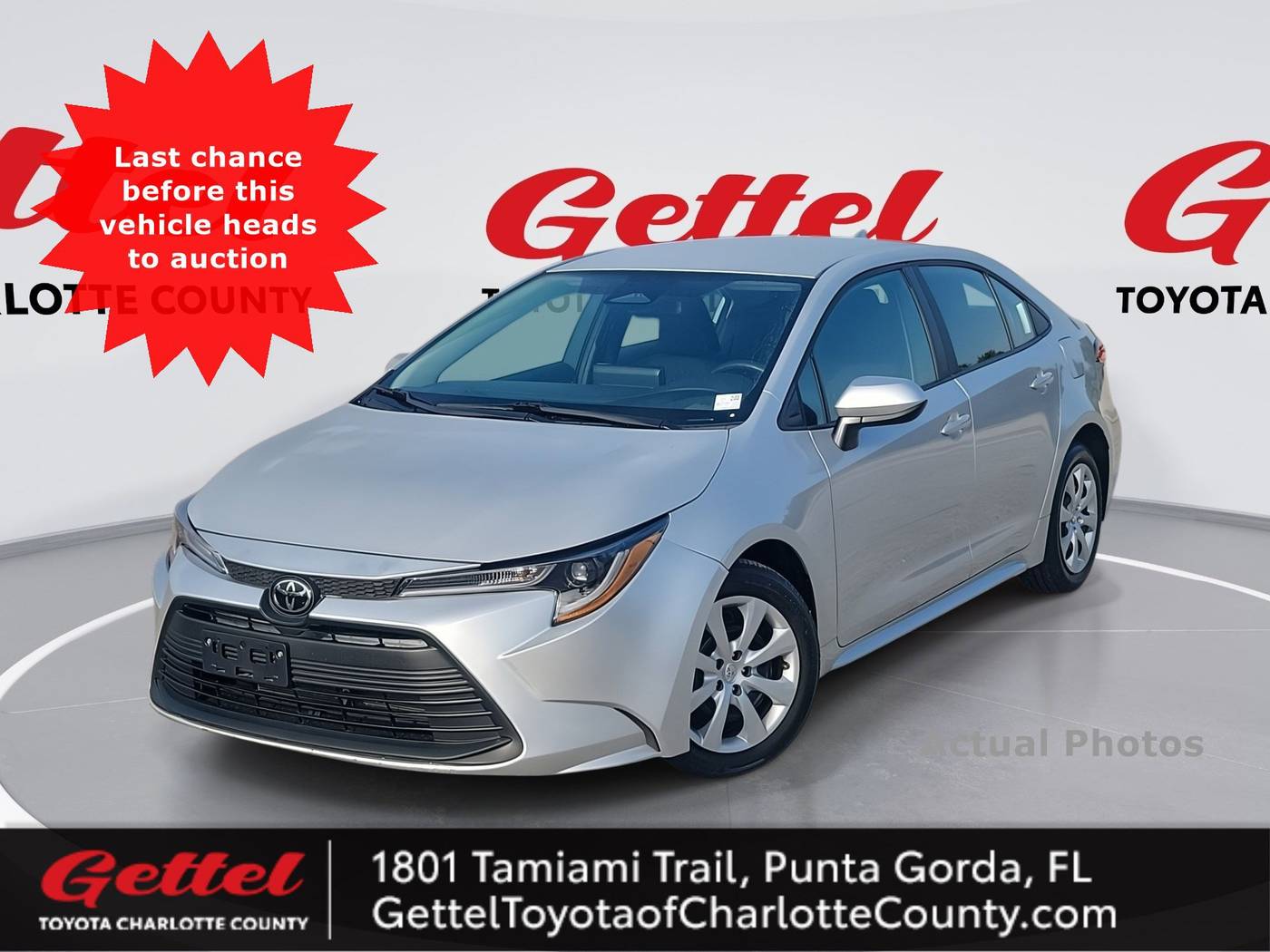 2023 Toyota Corolla LE — Sedan — 25,368 mi — Punta Gorda, FL