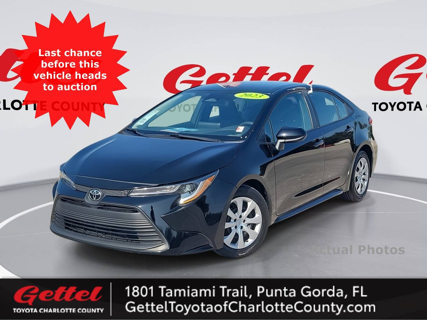 2023 Toyota Corolla LE — Sedan — 24,564 mi — Punta Gorda, FL