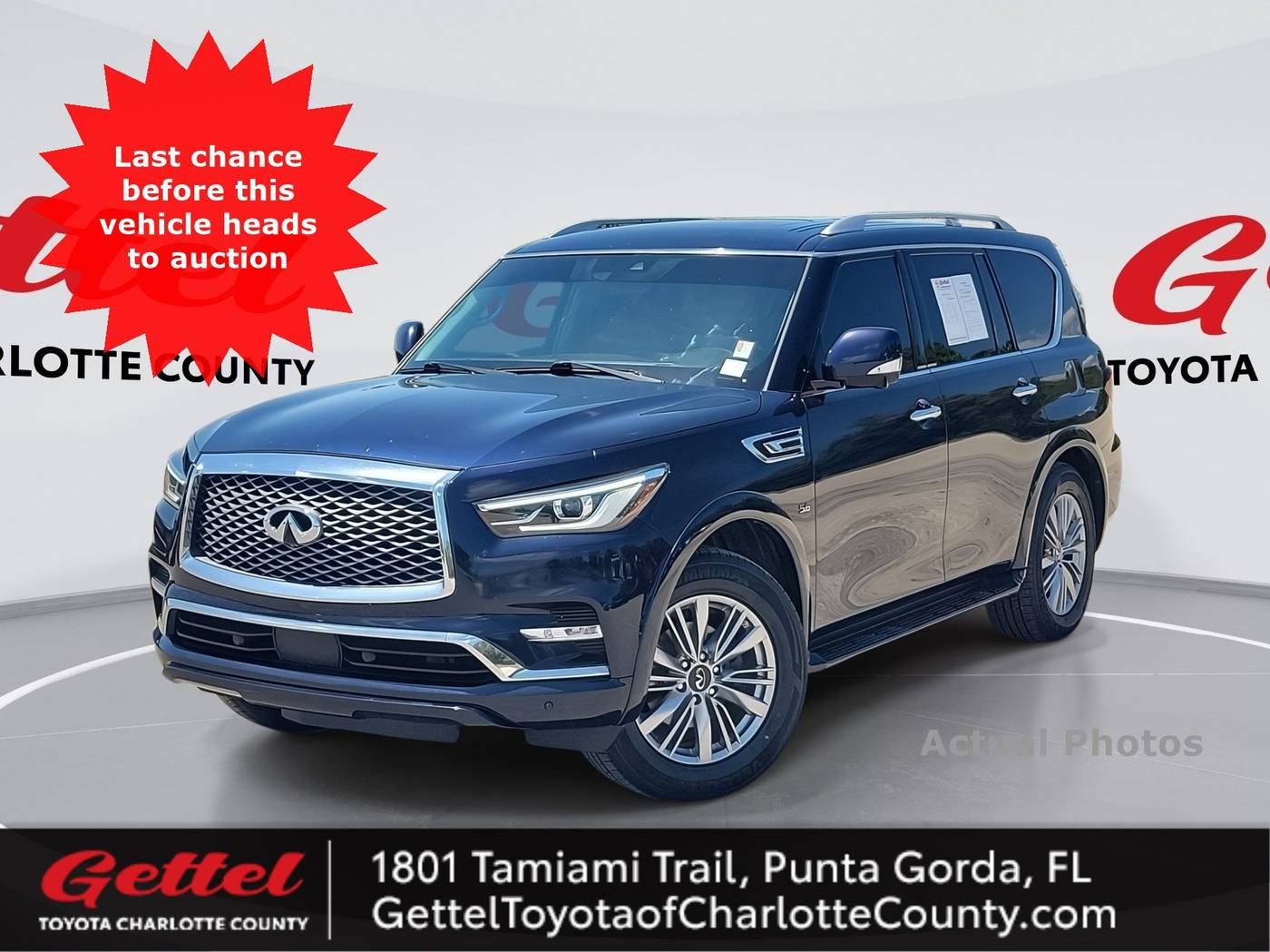2020 INFINITI QX80 LUXE — SUV — 101,932 mi — Punta Gorda, FL