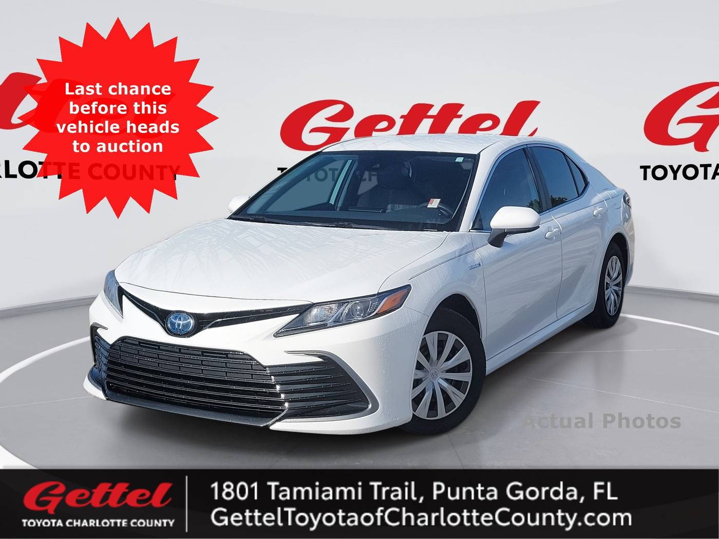2021 Toyota Camry Hybrid LE — Sedan — 28,381 mi — Punta Gorda, FL