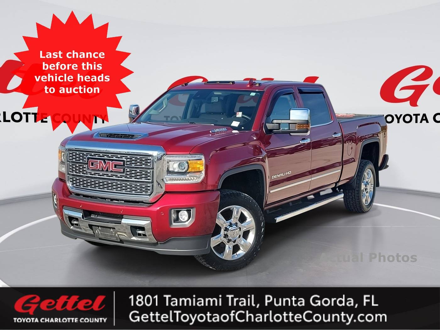 2019 GMC Sierra 2500HD Denali — Pickup Truck — 100,016 mi — Punta Gorda, FL