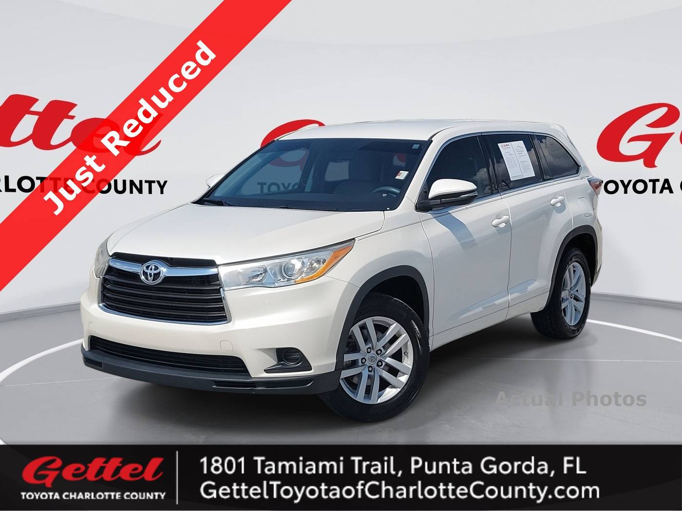 2014 Toyota Highlander LE — SUV — 93,365 mi — Punta Gorda, FL