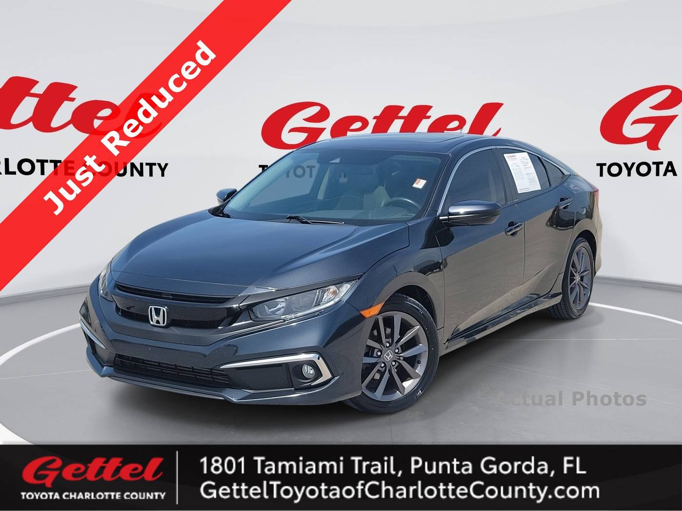 2020 Honda Civic EX — Sedan — 102,381 mi — Punta Gorda, FL