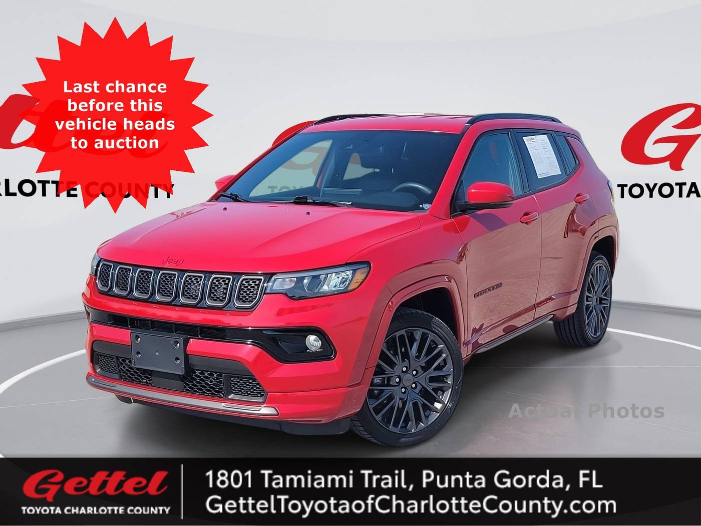 2023 Jeep Compass (RED) Edition — SUV — 59,818 mi — Punta Gorda, FL
