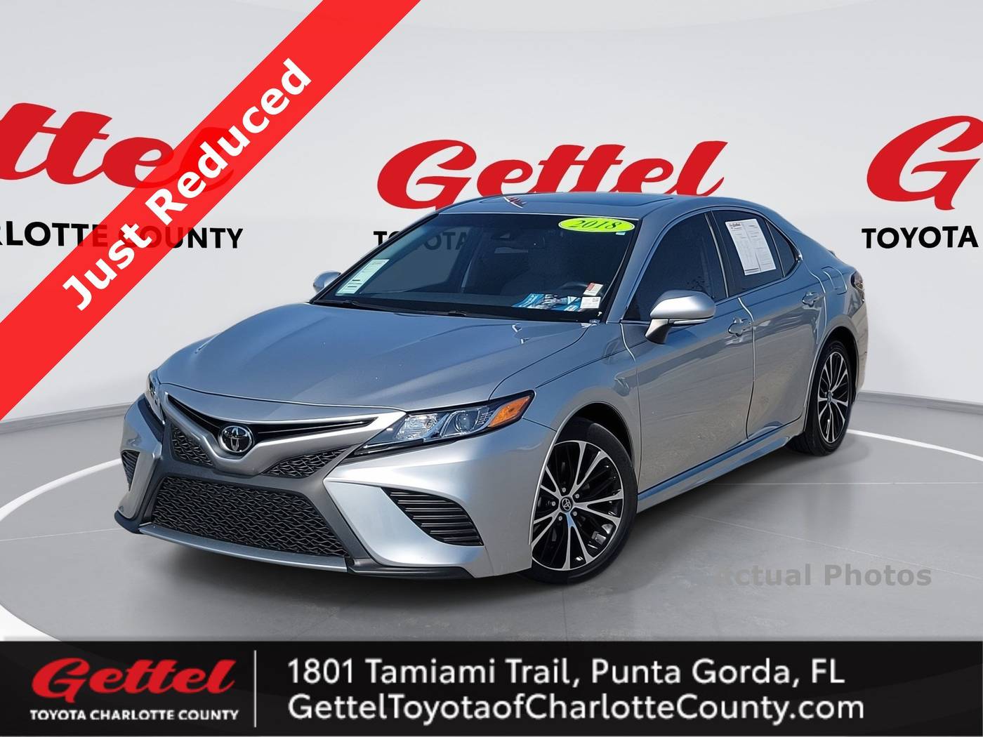 2018 Toyota Camry SE — Sedan — 33,808 mi — Punta Gorda, FL