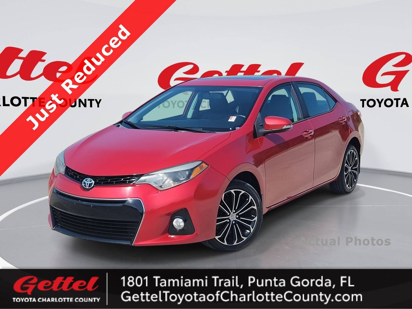 2015 Toyota Corolla S — Sedan — 108,992 mi — Punta Gorda, FL