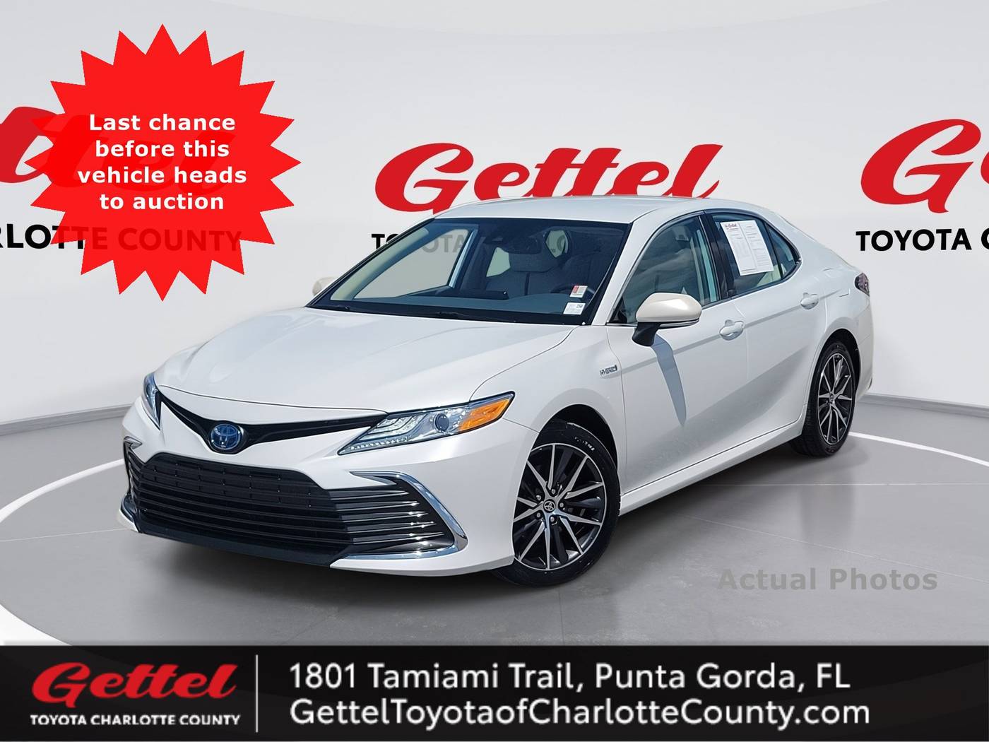 2021 Toyota Camry Hybrid XLE — Sedan — 38,100 mi — Punta Gorda, FL