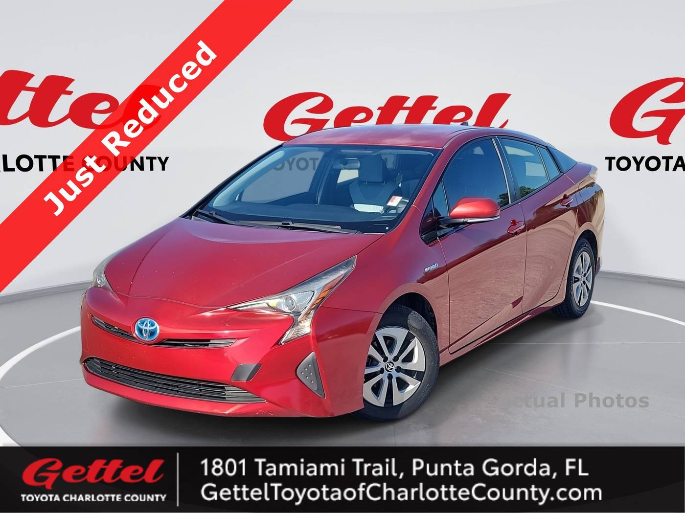 2016 Toyota Prius Three — Hatchback — 79,955 mi — Punta Gorda, FL