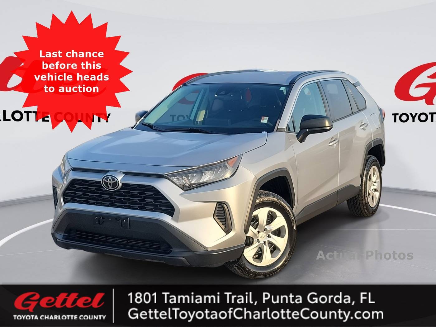 2019 Toyota RAV4 LE — SUV — 128,918 mi — Punta Gorda, FL
