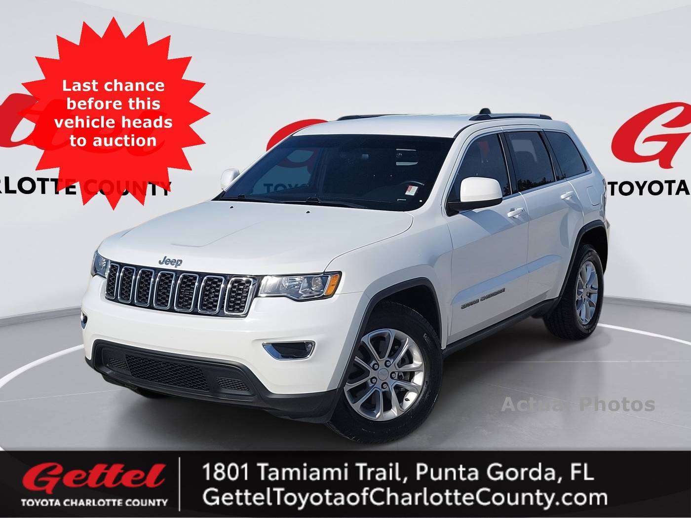 2021 Jeep Grand Cherokee WK Laredo E — SUV — 62,782 mi — Punta Gorda, FL
